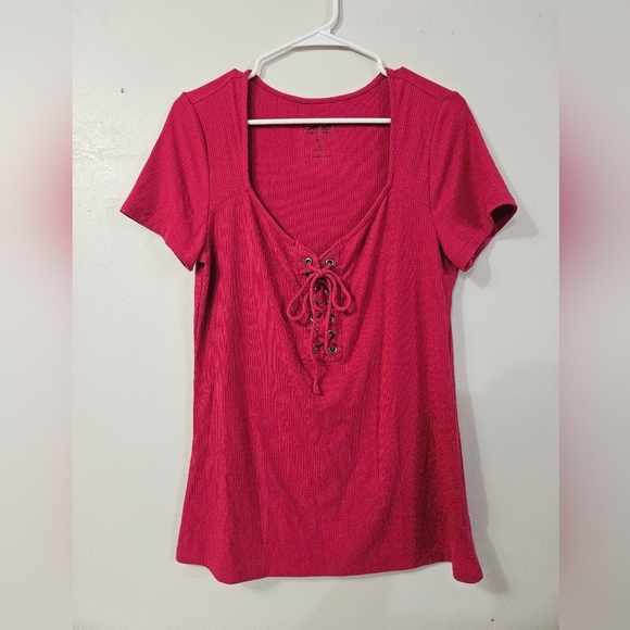 Torrid Super Soft Ribbed Short Sleeve Shirt! - Picture 1 of 5